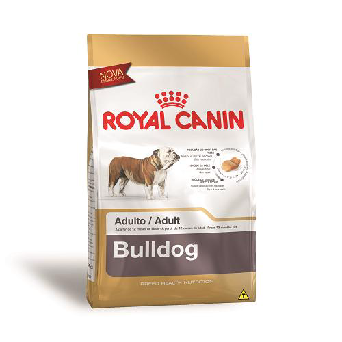 Ração Royal Canin Para Cães Adultos Da Raça Bulldog 12Kg