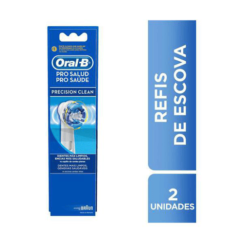 Imagem do produto Refil Para Escova Dental Elétrica Precision Clean 2 Unidades