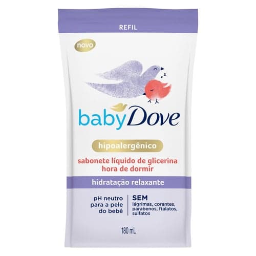 Imagem do produto Refil Sabonete Líquido Baby Dove Hidratação Relaxante Com 180Ml 180Ml