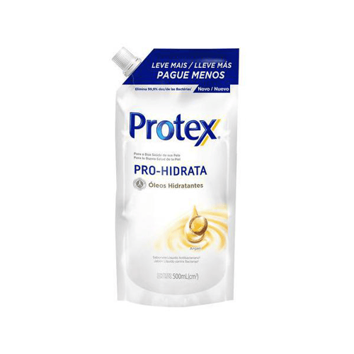 Refil Sabonete Líquido Protex Prohidrata Óleos Hidratante 500Ml Leve+ Pague