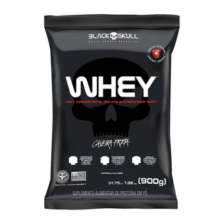 Imagem do produto Refil Whey Protein Black Skull Sabor Chocolate 900G
