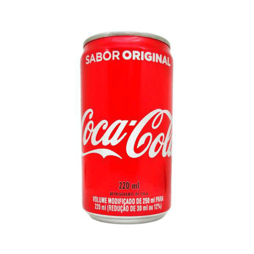 Refrigerante Coca Cola Lata Com 220Ml