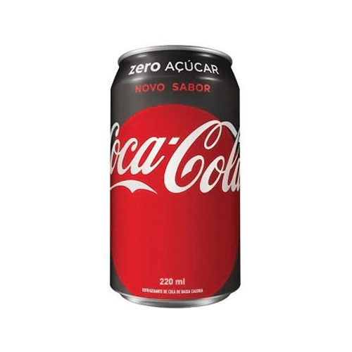 Refrigerante Coca Cola Zero Lata Com 220Ml