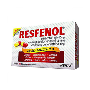 Imagem do produto Resfenol - Com 4 Cápsulas Hertz