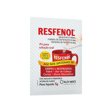 Imagem do produto Resfenol Mel E Limão 5G