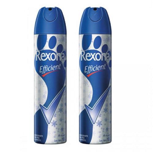Imagem do produto Rexona 2 Desodorantes Para Os Pes Aerosol Efficient 102G Com Preco Especial