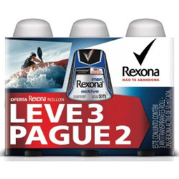 Imagem do produto Rexona Desodorante Roll On Active 50Ml Leve 3 Pague 2