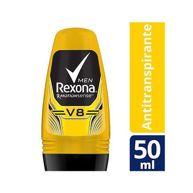 Imagem do produto Rexona Desodorante Roll On On Men 24 Horas V8 53 Gramas Masculino Anti Transpirante