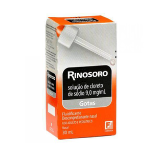 Imagem do produto Rinosoro - Descongestionante Gotas 30 Ml