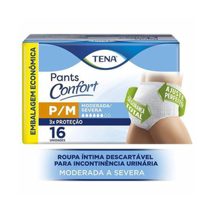 Imagem do produto Roupa Intima Tena Pants Confort P/M 16 Unidades