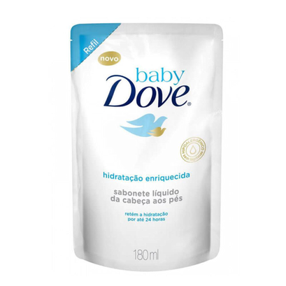 Imagem do produto Sab Liquido Dove Baby Refil Hidratacao Henriquecida 180Ml