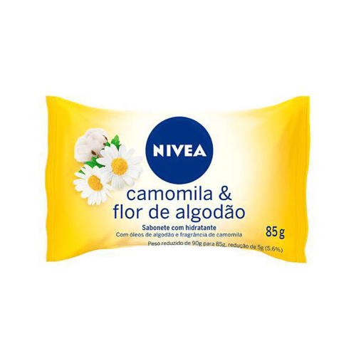 Imagem do produto Sabonete Barra Nivea Com Hidratante Camomila & Flor De Algodão 85G