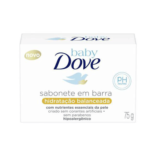 Sabonete Em Barra Dove Baby Hidratação Balanceada Baby Dove 75G