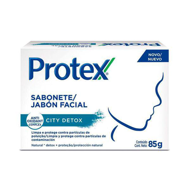 Sabonete Em Barra Facial Protex City Detox Com 85G