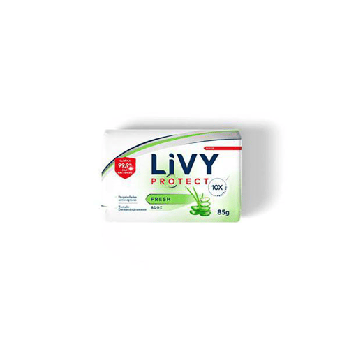 Sabonete Em Barra Livy Protect Antibac Aloe Vera Com 85G Livina