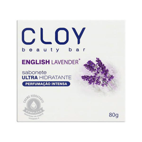 Imagem do produto Sabonete Em Barra Ultra Hidratante English Lavender Cloy Beauty 80G