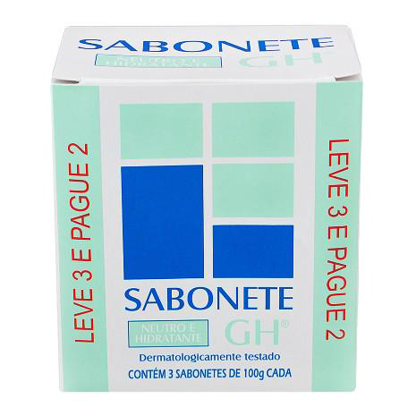 Sabonete - Gh 100G Leve 3 Pague 2 Neutro Hidratante