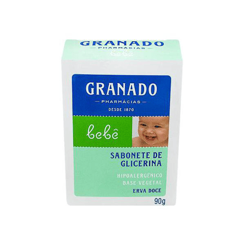 Sabonete - Granado Bebe Glicerina Com Erva Doce 90 Gramas