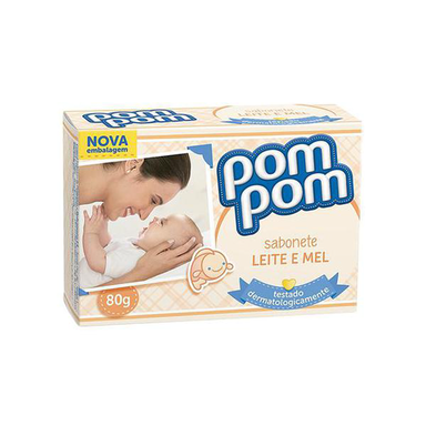 Imagem do produto Sabonete - Infantil Pom Pom Leite E Mel 90Gr