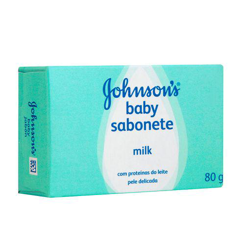 Imagem do produto Sabonete J&J - Baby Milk Hidratante 80G