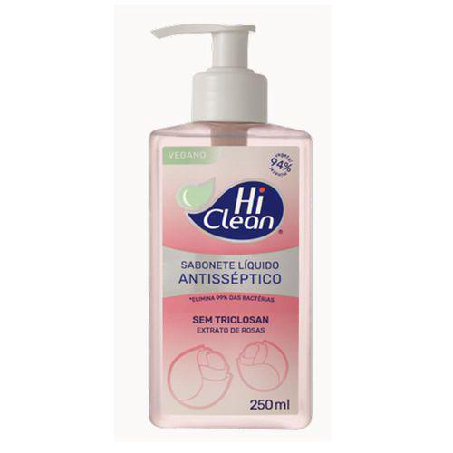 Imagem do produto Sabonete Liquido Antisséptico Hi Clean Rosas 250Ml
