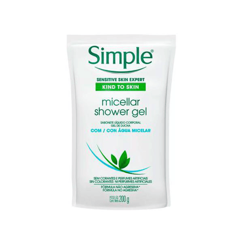 Imagem do produto Sabonete Líquido Corporal Simple Micellar Shower Gel Refil 200G
