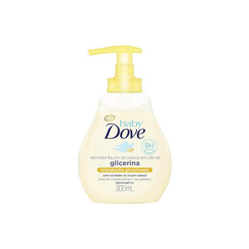 Imagem do produto Sabonete Líquido Dove Baby Da Cabeça Aos Pés Hidratação Glicerinada Baby Dove 200Ml