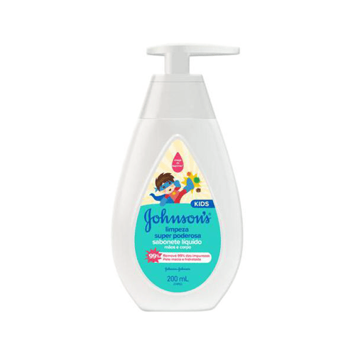 Imagem do produto Sabonete Líquido Johnson's Kids Limpeza Super Poderosa 200Ml