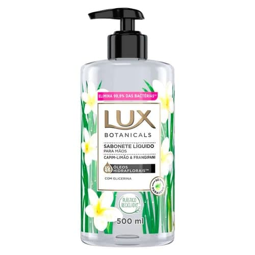 Imagem do produto Sabonete Líquido Lux Botanicals Capim Limão E Frangipani 500Ml