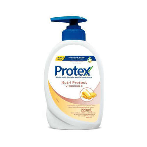 Imagem do produto Sabonete Líquido Para As Mãos Protex Vitamina E Com 220Ml