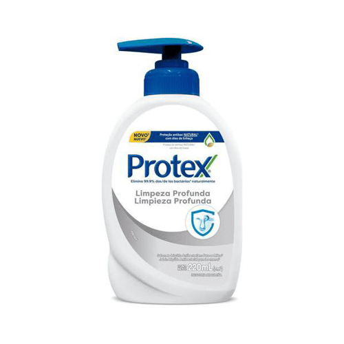 Imagem do produto Sabonete Líquido Para Mãos Limpeza Profunda Protex Antibacteriano Com 220Ml