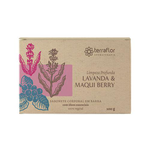 Sabonete Natural Lavanda E Maqui Berry 100G Terra Flor Terra Flor Aromateria