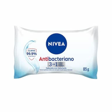 Sabonete Em Barra Nivea Antibacteriano 3 Em 1 85G