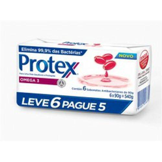 Imagem do produto Sabonete Protex Antibacteriano Omega 3 90 G Leve 6 Pague 5