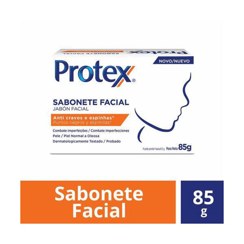 Imagem do produto Sabonete Protex Facial Anti Cravos E Espinhas 85G