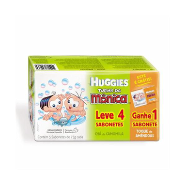 Imagem do produto Sabonete Turma Da Monica Baby Hidratação Barra 75G 5 Un