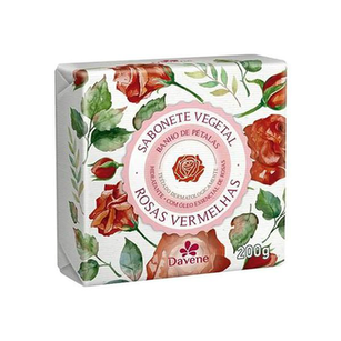 Imagem do produto Sabonete Vegetal Davene Rosas Vermelhas 200G