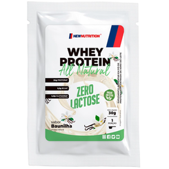 Imagem do produto Sachê Whey Protein Zero Lactose All Natural 30G Baunilha Newnutrition