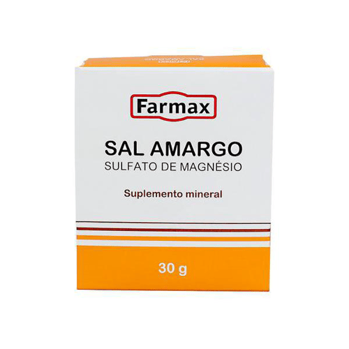 Sal Amargo Sulfato De Magnésio Farmax 30G