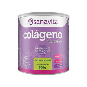 Imagem do produto Sanavita - Colágeno , Abacaxi Com Hortelã 300G Sanavita