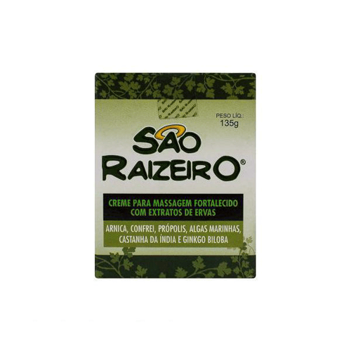 Imagem do produto São Raizeiro Creme Para Massagem Com Extratos De Ervas Com 135G