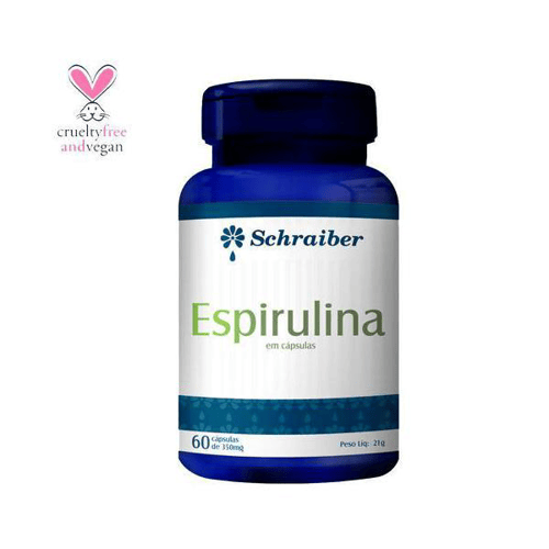 Imagem do produto Schraiber - Espirulina 60 Cápsulas 350Mg Schraiber