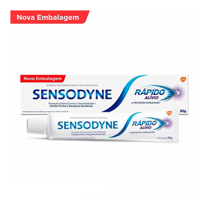 Imagem do produto Sensodyne Creme Dental Rápido Alívio Com 90G