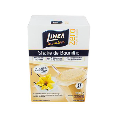 Imagem do produto Shake Linea Premium Sucralose Sabor Baunilha Com 400 Gramas