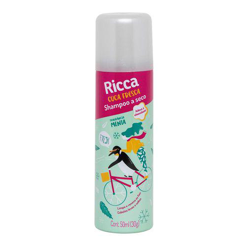 Imagem do produto Shampoo A Seco Ricca Menta 50Ml