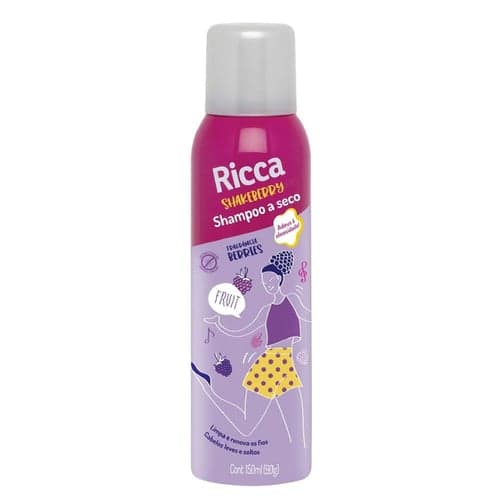 Imagem do produto Shampoo A Seco Ricca Shakeberry Com 150Ml