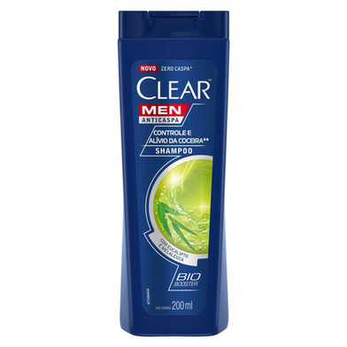 Imagem do produto Shampoo Anticaspa Clear Men Controle E Alívio Da Coceira 200Ml