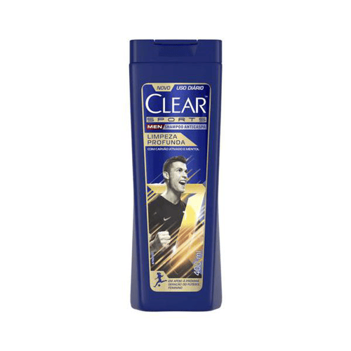 Imagem do produto Shampoo Anticaspa Clear Men Limpeza Profunda 400Ml