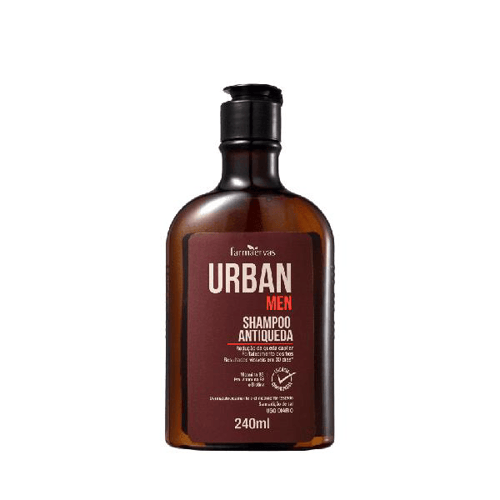 Shampoo Antiqueda Urban Men Farmaervas - 240 Ml