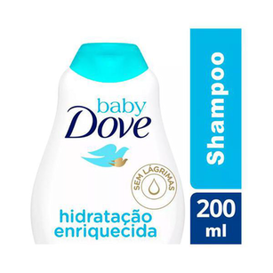 Imagem do produto Shampoo Baby Dove Hidratação Enriquecida Cabelos Claros Com 200Ml
